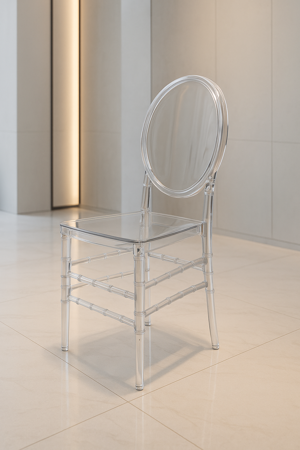 Premium Clear Ghost Chair – Modern Luxury Seating for Weddings & Events photo 1